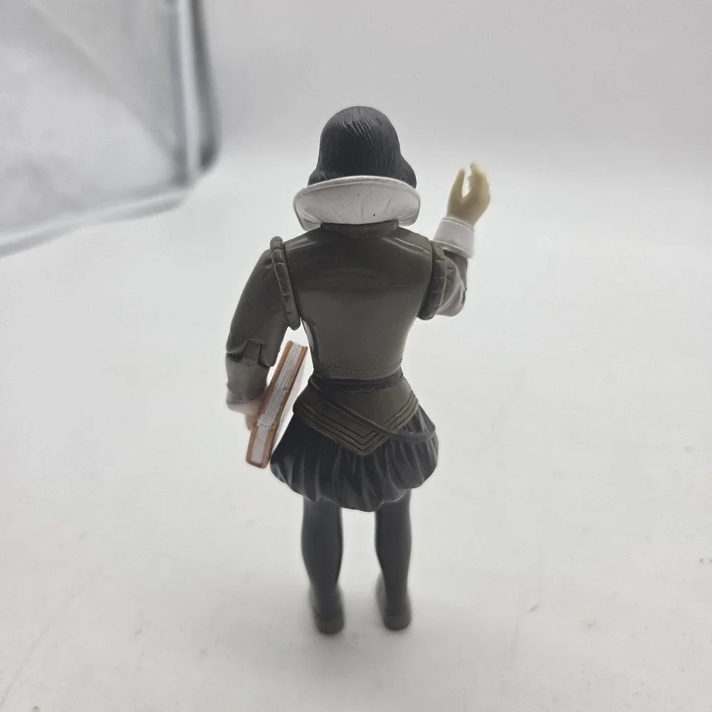 Vintage William Shakespeare 2003 Action Figure W/ Book *no Quill* Accoutrements